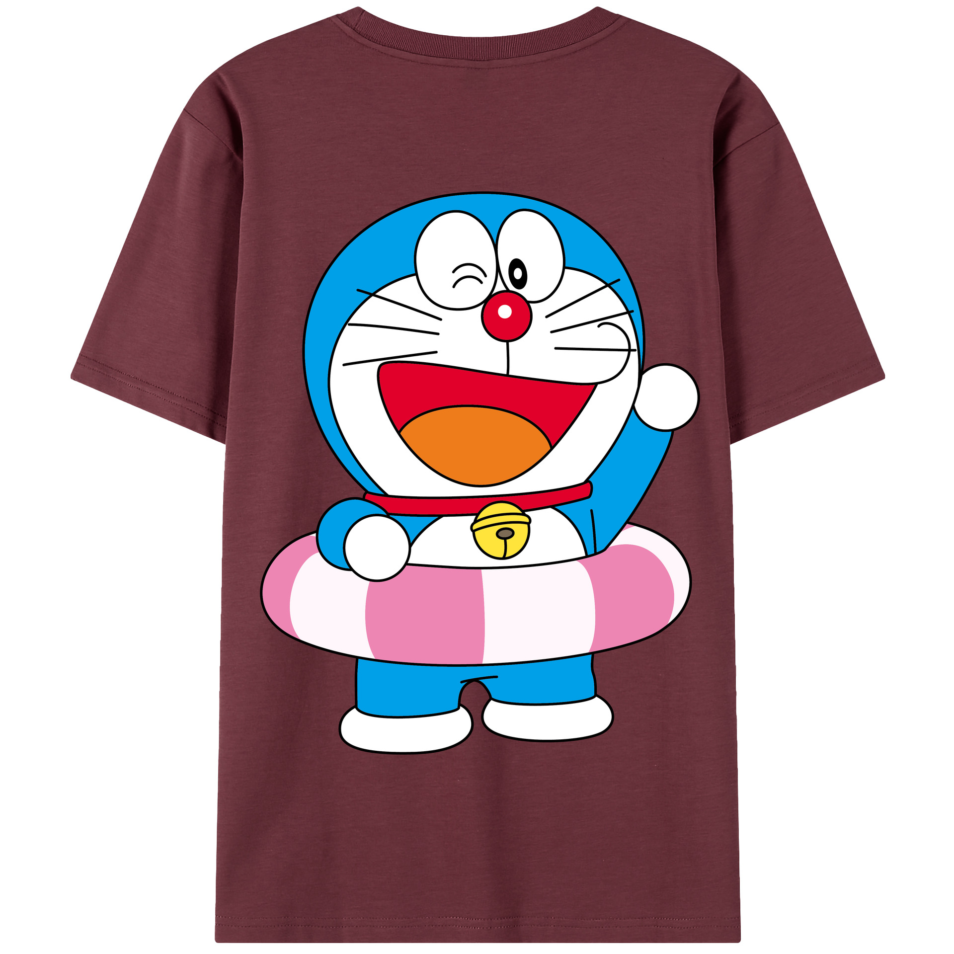 （画像用） ドラえもん Doraemon 綿100％半袖Tシャツ（背面プリント）